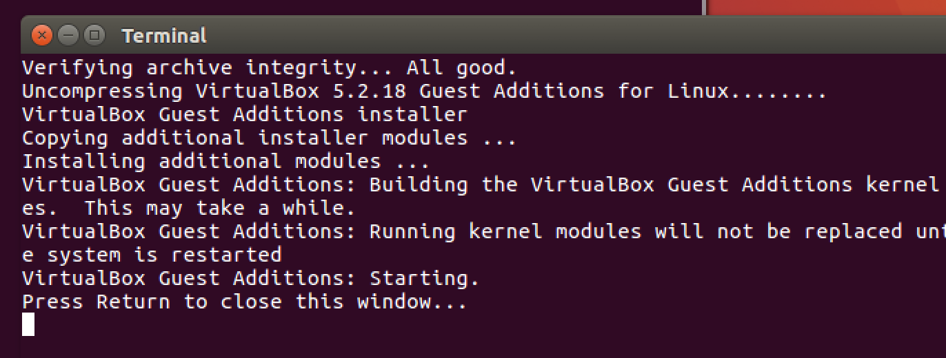 upgrade virtualbox guest additions ubuntu